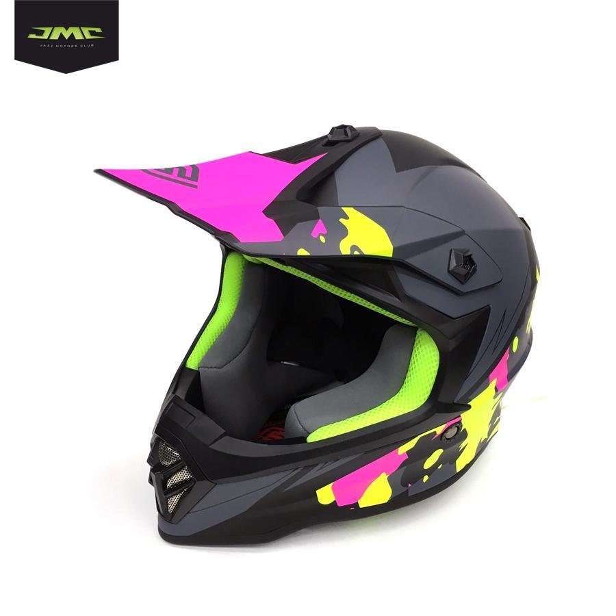 Мотошлем кроссовый детский XXDD FS-608 (Mat black grey)