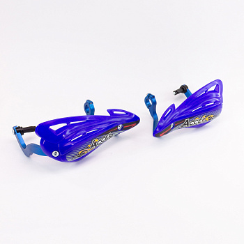 Защита рук с пластиковыми щитками ACCEL HGS-10 22-28 мм (синяя)